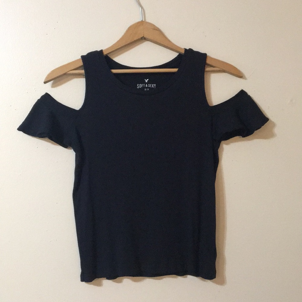 American Eagle cold shoulder shirt